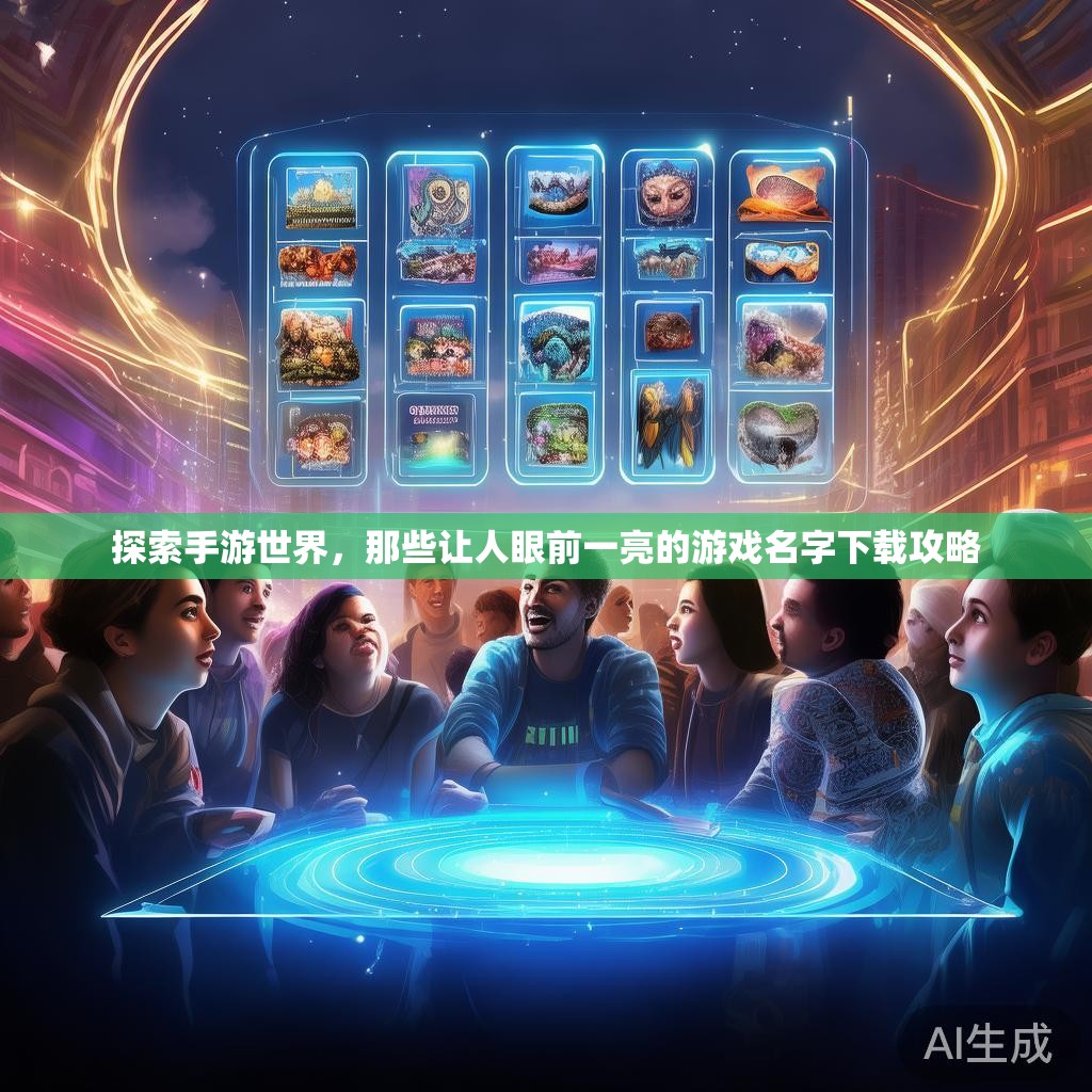 探索手游世界，那些让人眼前一亮的游戏名字下载攻略