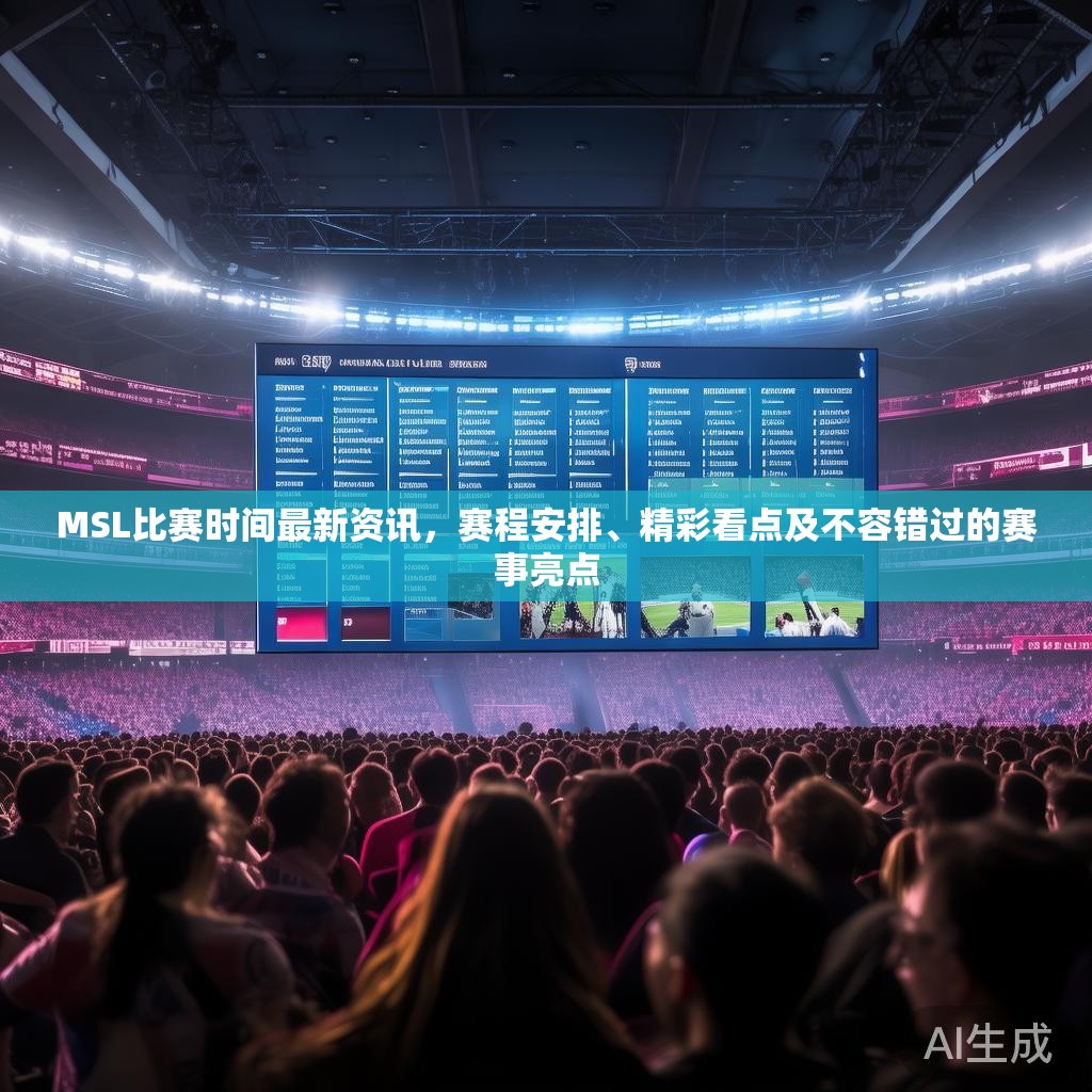 MSL比赛时间最新资讯，赛程安排、精彩看点及不容错过的赛事亮点