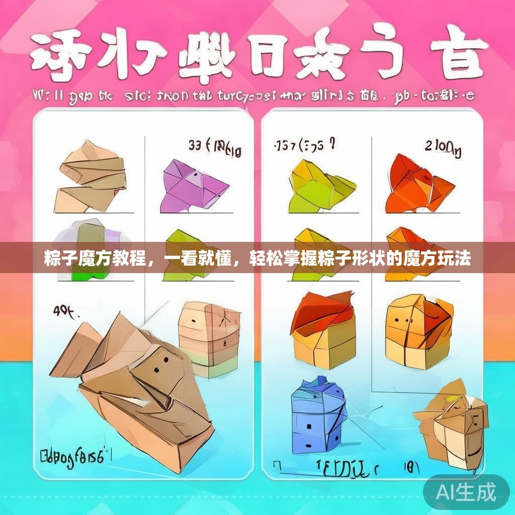 粽子魔方教程，一看就懂，轻松掌握粽子形状的魔方玩法