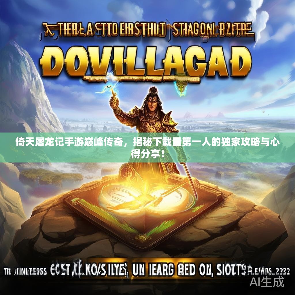 倚天屠龙记手游巅峰传奇，揭秘下载量第一人的独家攻略与心得分享！