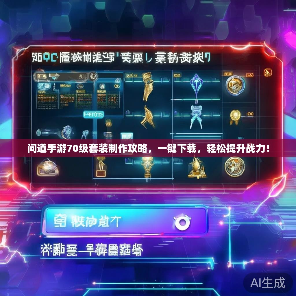 问道手游70级套装制作攻略，一键下载，轻松提升战力！