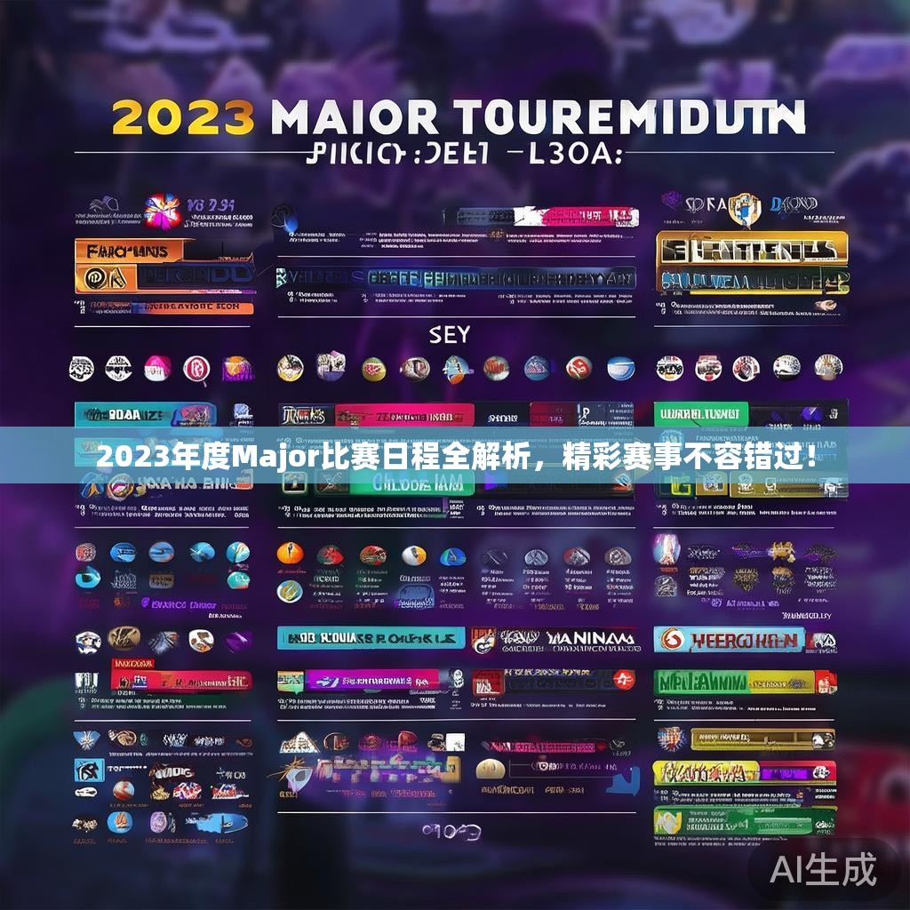 2023年度Major比赛日程全解析，精彩赛事不容错过！