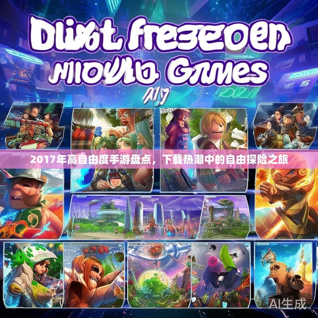 2017年高自由度手游盘点，下载热潮中的自由探险之旅