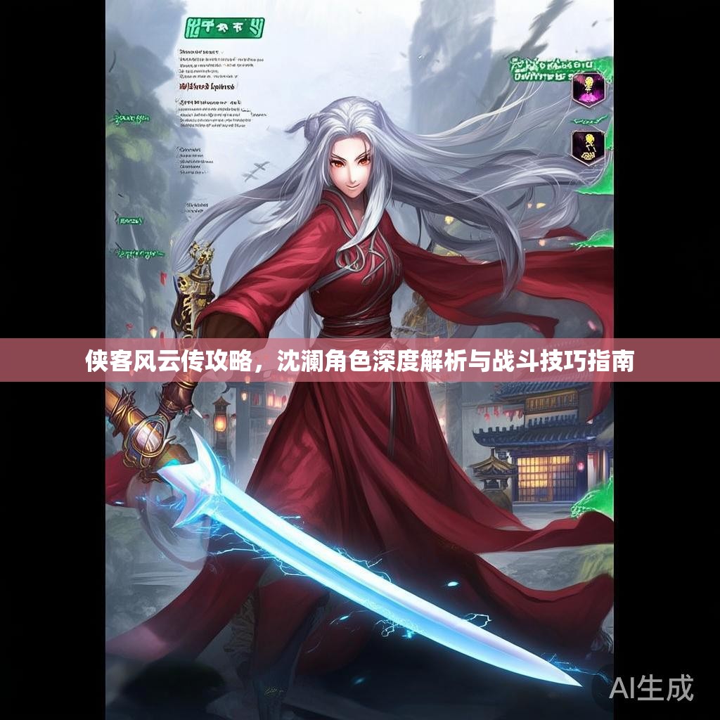 侠客风云传攻略，沈澜角色深度解析与战斗技巧指南