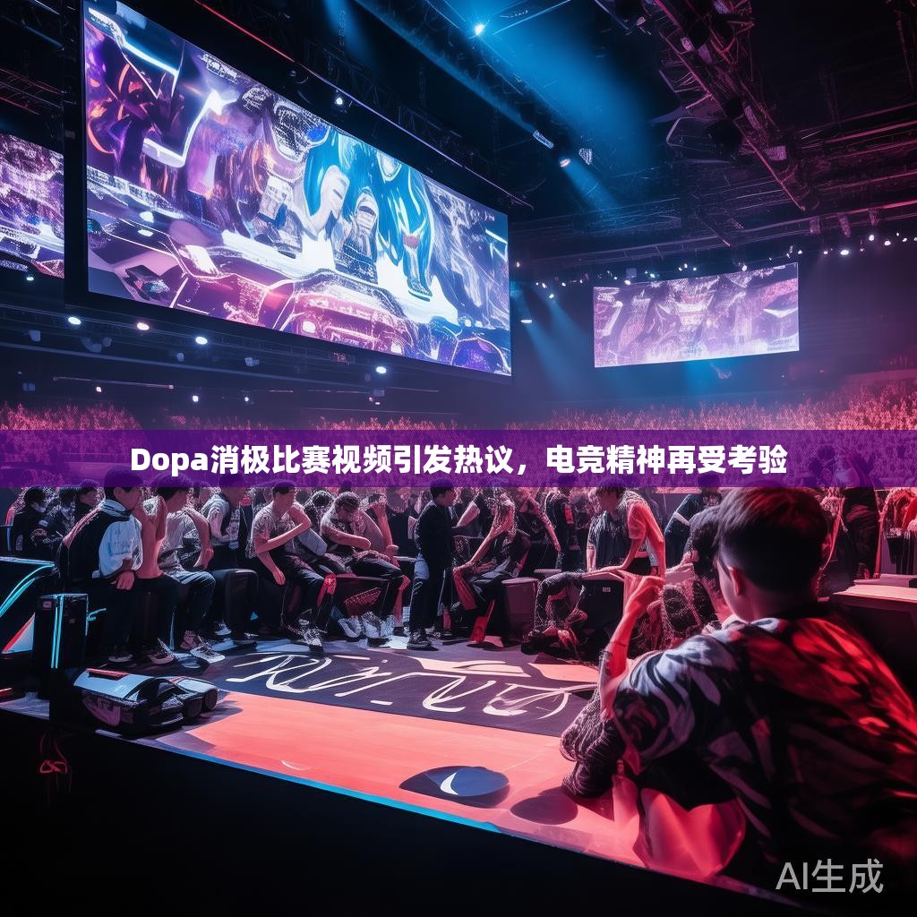 Dopa消极比赛视频引发热议，电竞精神再受考验