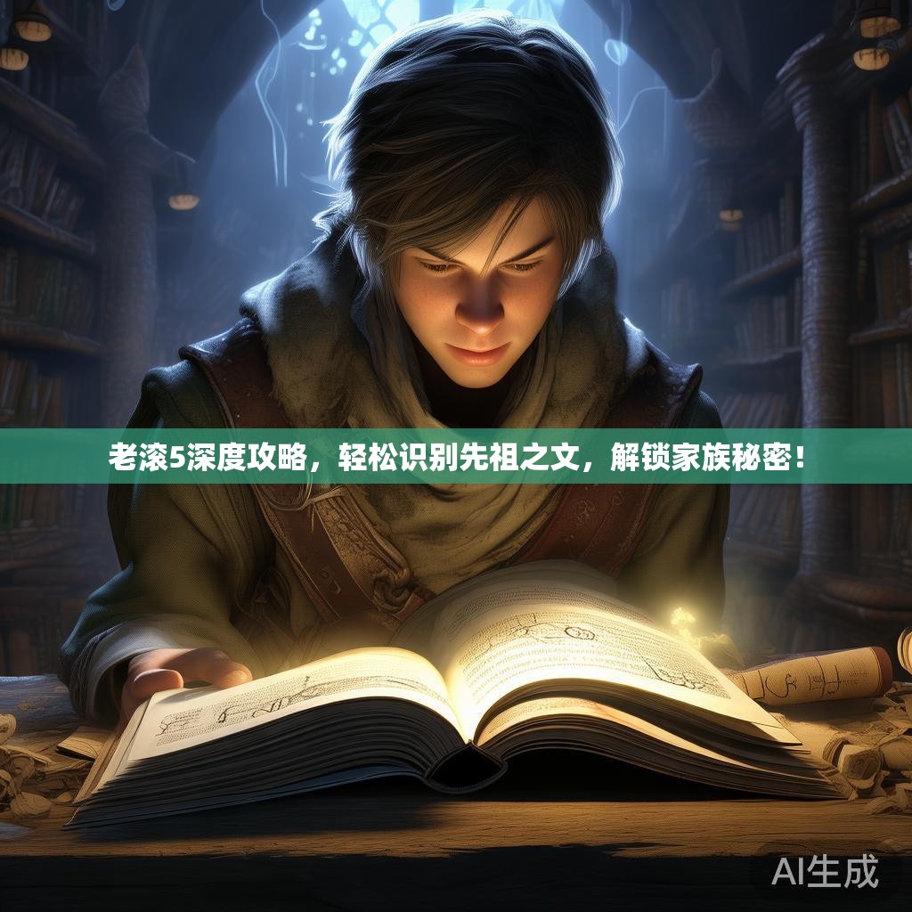 老滚5深度攻略，轻松识别先祖之文，解锁家族秘密！