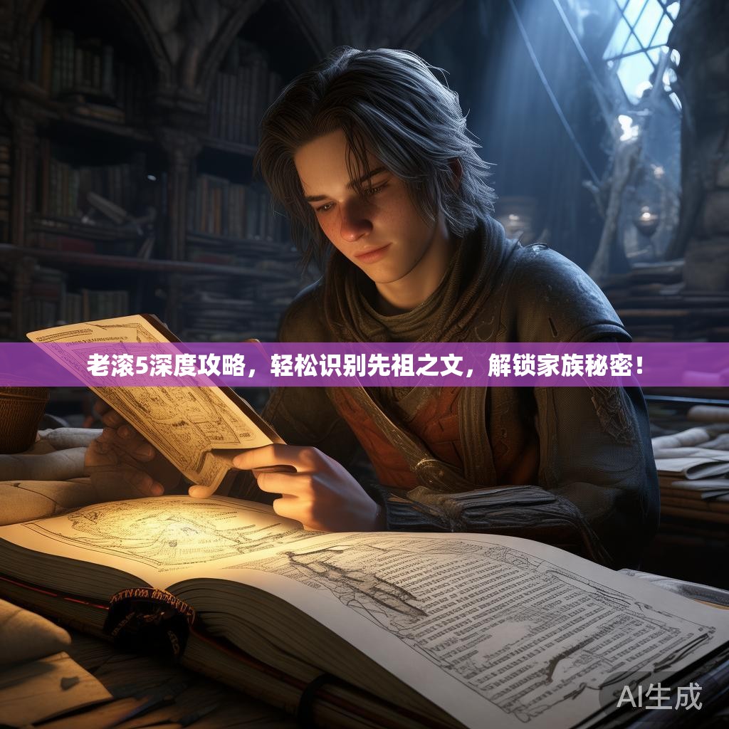 老滚5深度攻略，轻松识别先祖之文，解锁家族秘密！
