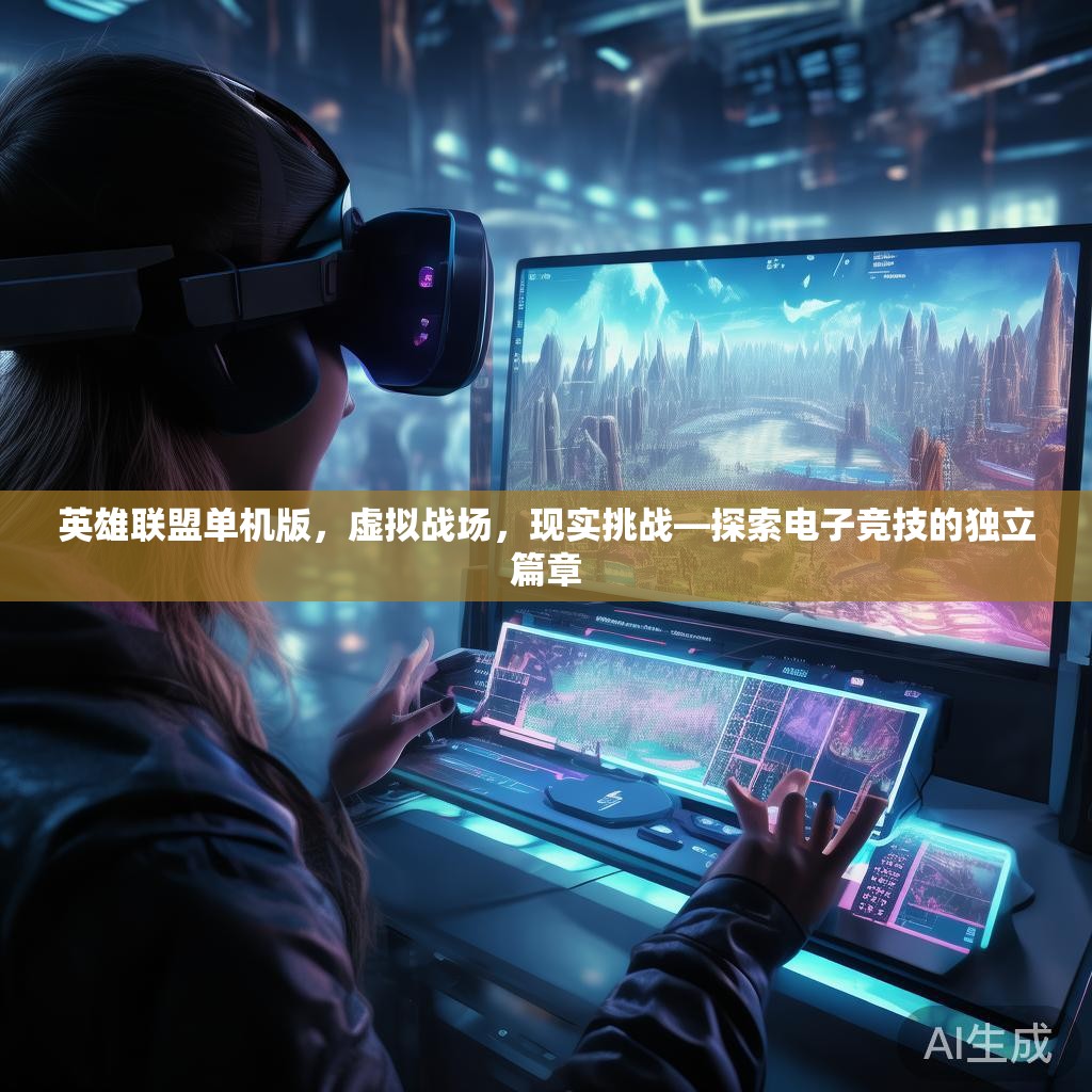 英雄联盟单机版，虚拟战场，现实挑战—探索电子竞技的独立篇章