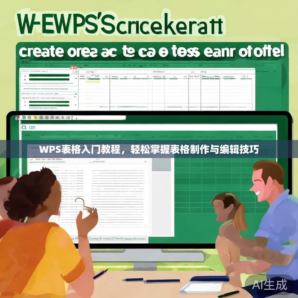 WPS表格入门教程，轻松掌握表格制作与编辑技巧