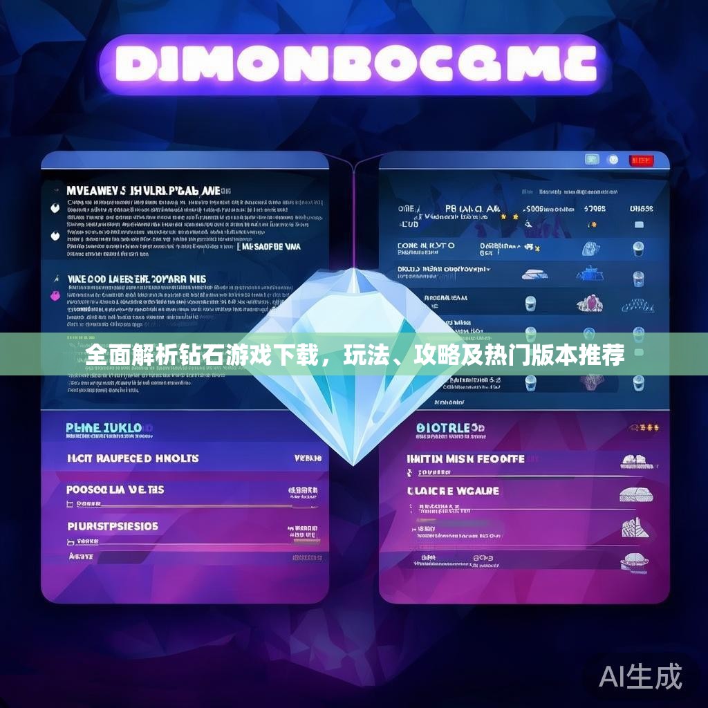 全面解析钻石游戏下载，玩法、攻略及热门版本推荐