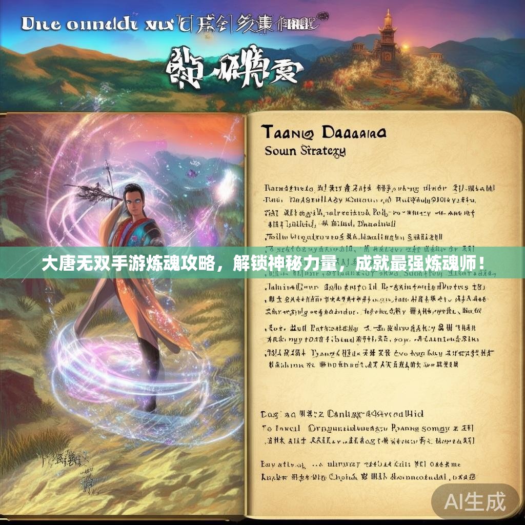 大唐无双手游炼魂攻略，解锁神秘力量，成就最强炼魂师！