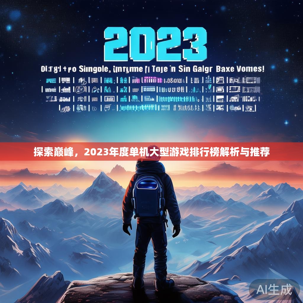 探索巅峰，2023年度单机大型游戏排行榜解析与推荐