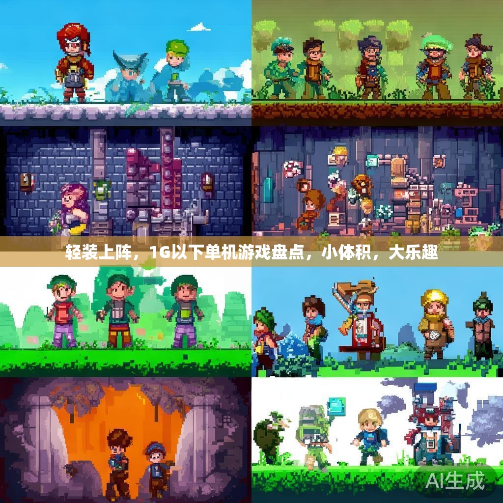 轻装上阵，1G以下单机游戏盘点，小体积，大乐趣