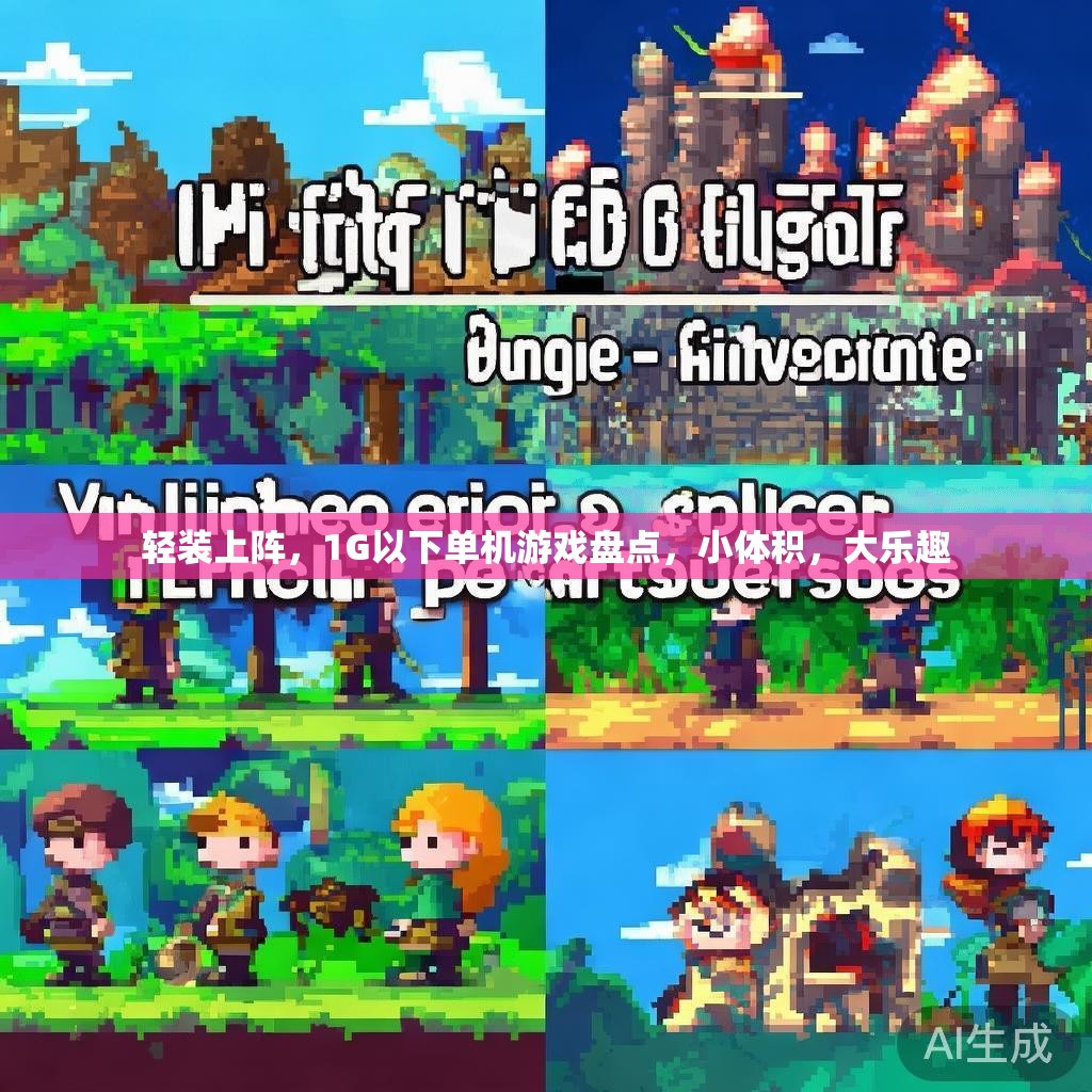 轻装上阵，1G以下单机游戏盘点，小体积，大乐趣