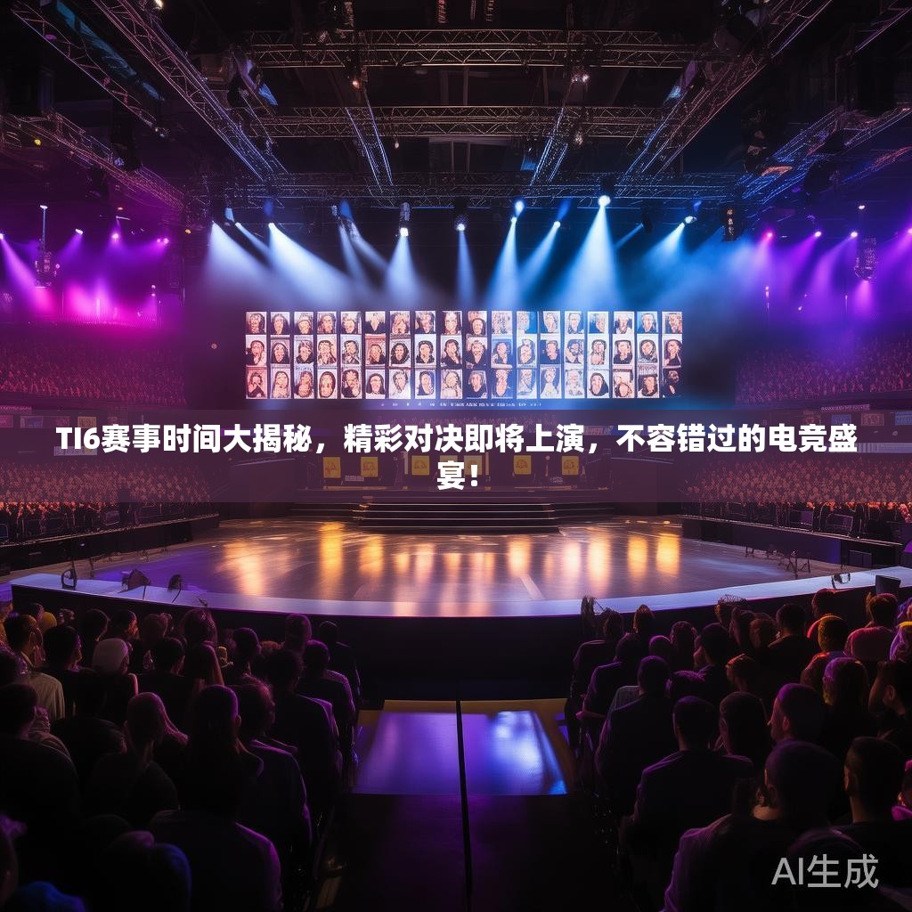 TI6赛事时间大揭秘,精彩对决即将上演,不容错过的电竞盛宴! TI6赛事时间大揭秘,精彩对决即将上演,不容错过的电竞盛宴!