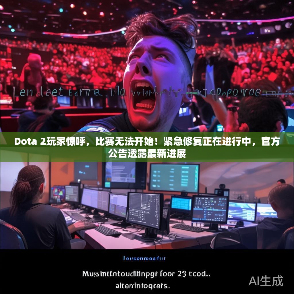 Dota 2玩家惊呼，比赛无法开始！紧急修复正在进行中，官方公告透露最新进展