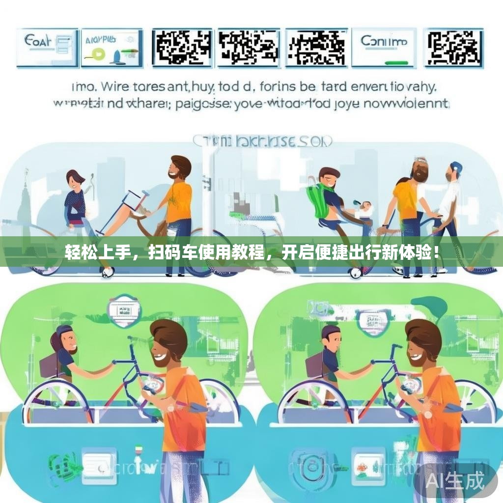 轻松上手,扫码车使用教程,开启便捷出行新体验! 轻松上手,扫码车使用教程,开启便捷出行新体验!
