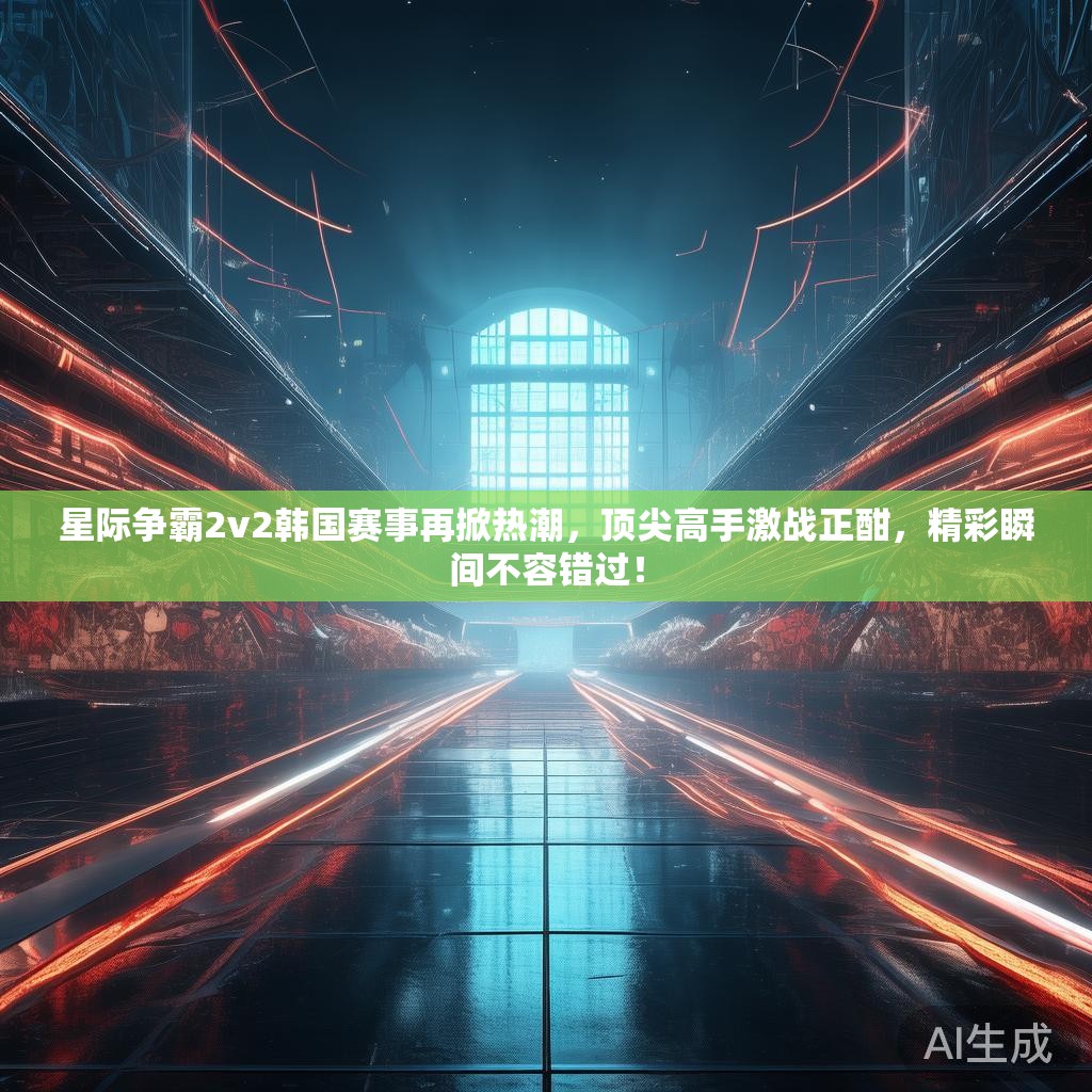 星际争霸2v2韩国赛事再掀热潮,顶尖高手激战正酣,精彩瞬间不容错过! 星际争霸2v2韩国赛事再掀热潮,顶尖高手激战正酣,精彩瞬间不容错过!