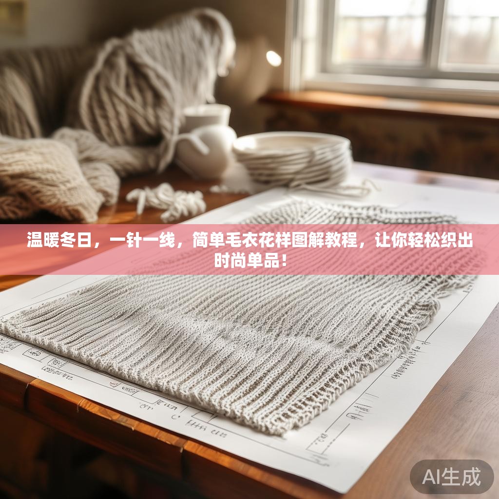 温暖冬日，一针一线，简单毛衣花样图解教程，让你轻松织出时尚单品！