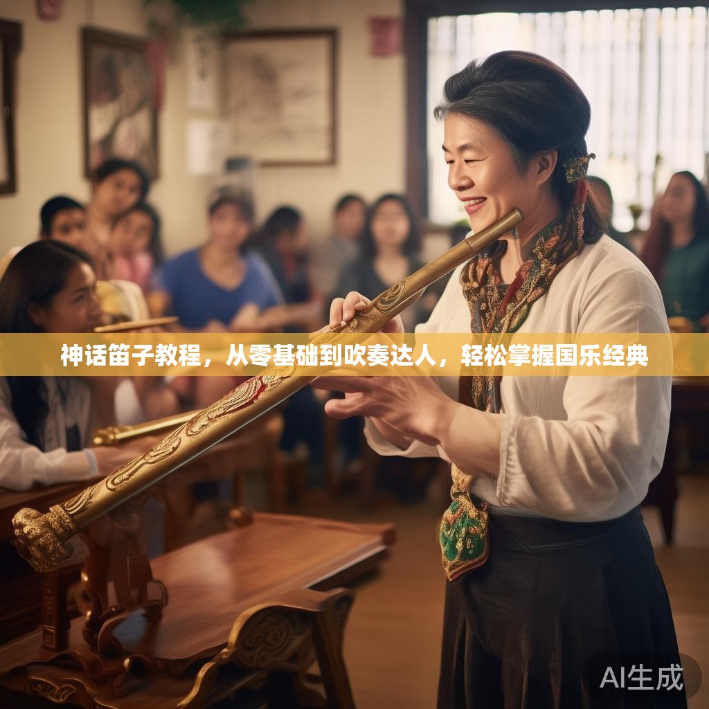 神话笛子教程，从零基础到吹奏达人，轻松掌握国乐经典