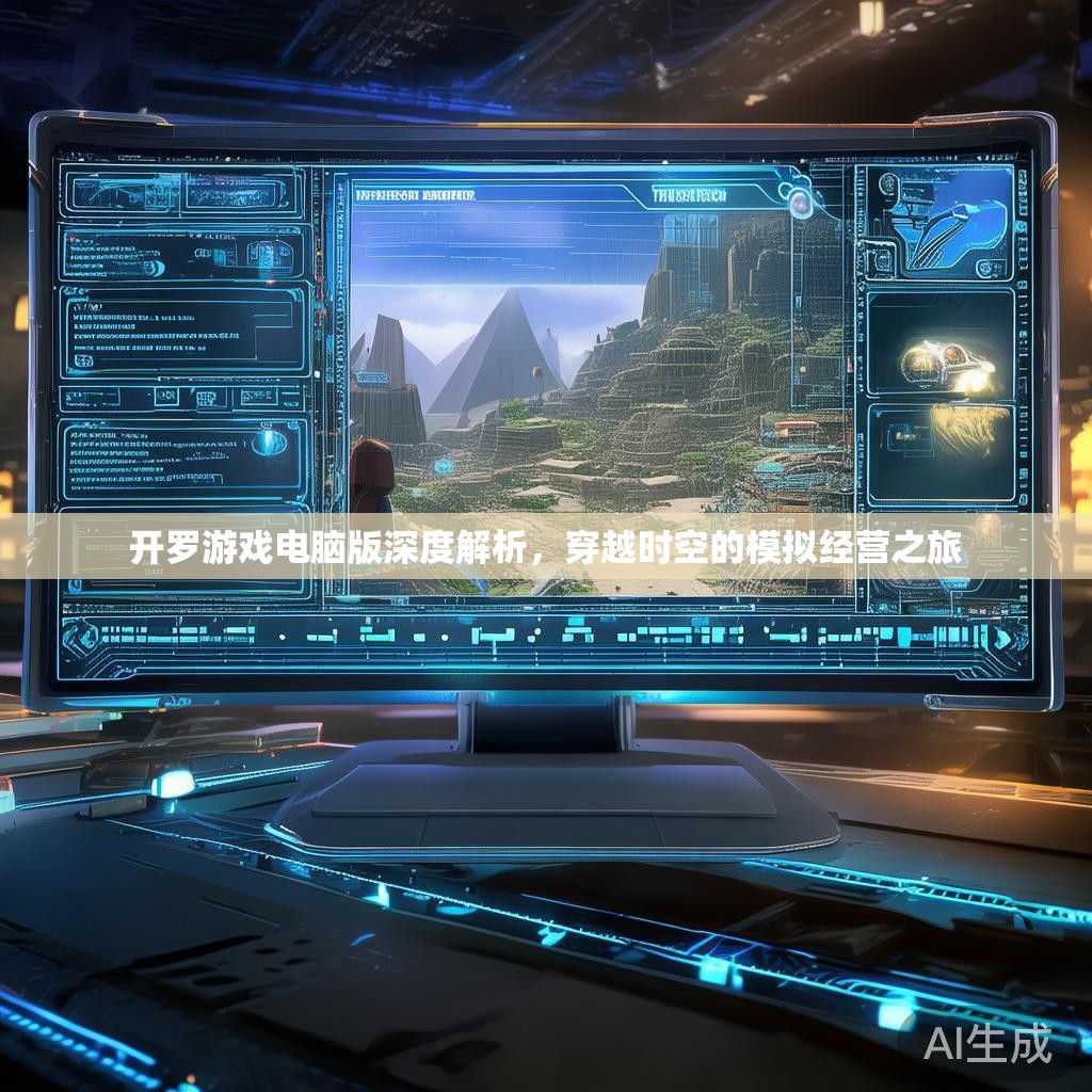 开罗游戏电脑版深度解析，穿越时空的模拟经营之旅