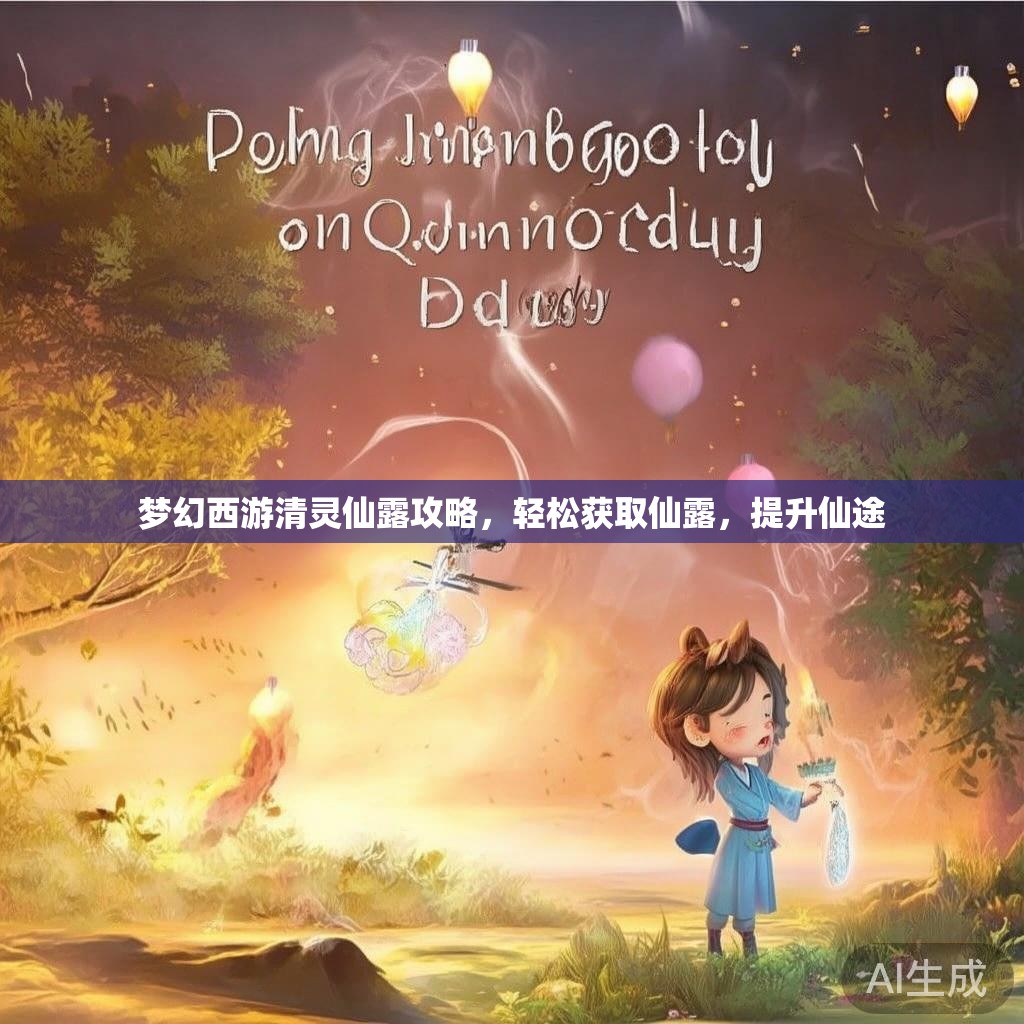 梦幻西游清灵仙露攻略，轻松获取仙露，提升仙途