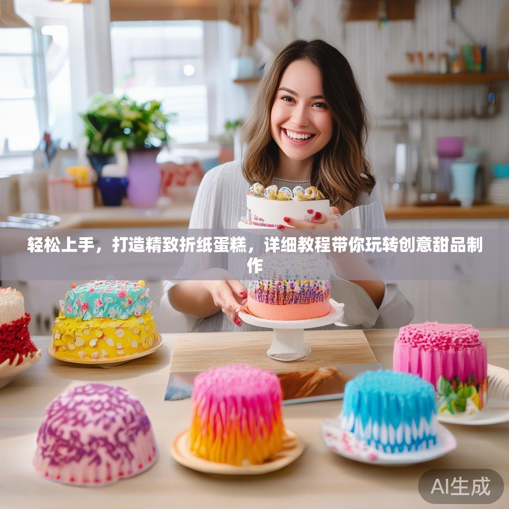 轻松上手，打造精致折纸蛋糕，详细教程带你玩转创意甜品制作