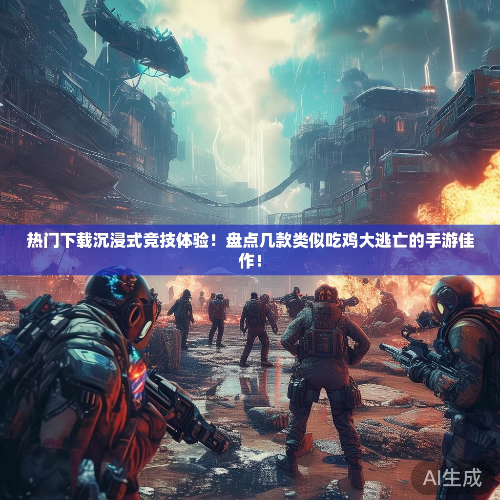 热门下载沉浸式竞技体验！盘点几款类似吃鸡大逃亡的手游佳作！