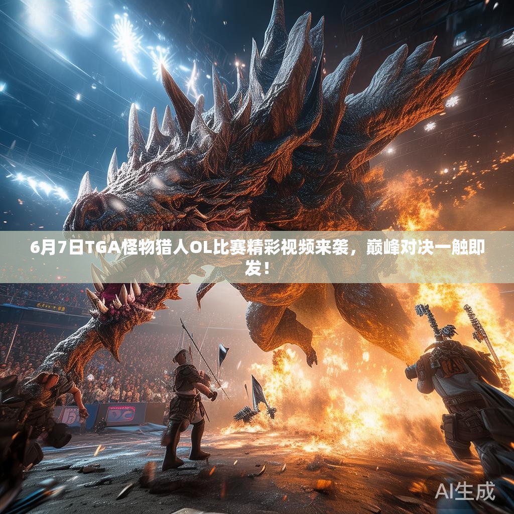 6月7日TGA怪物猎人OL比赛精彩视频来袭，巅峰对决一触即发！