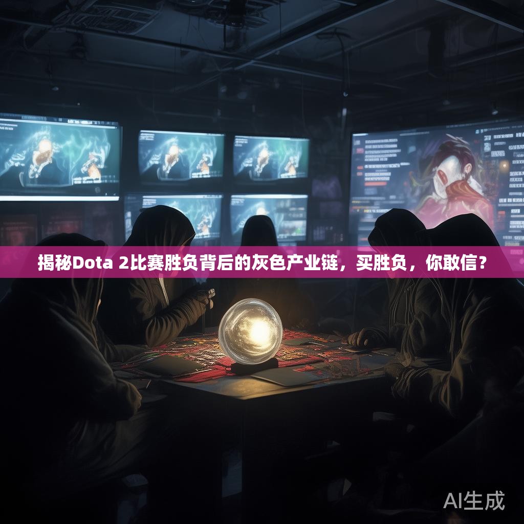 揭秘Dota 2比赛胜负背后的灰色产业链，买胜负，你敢信？