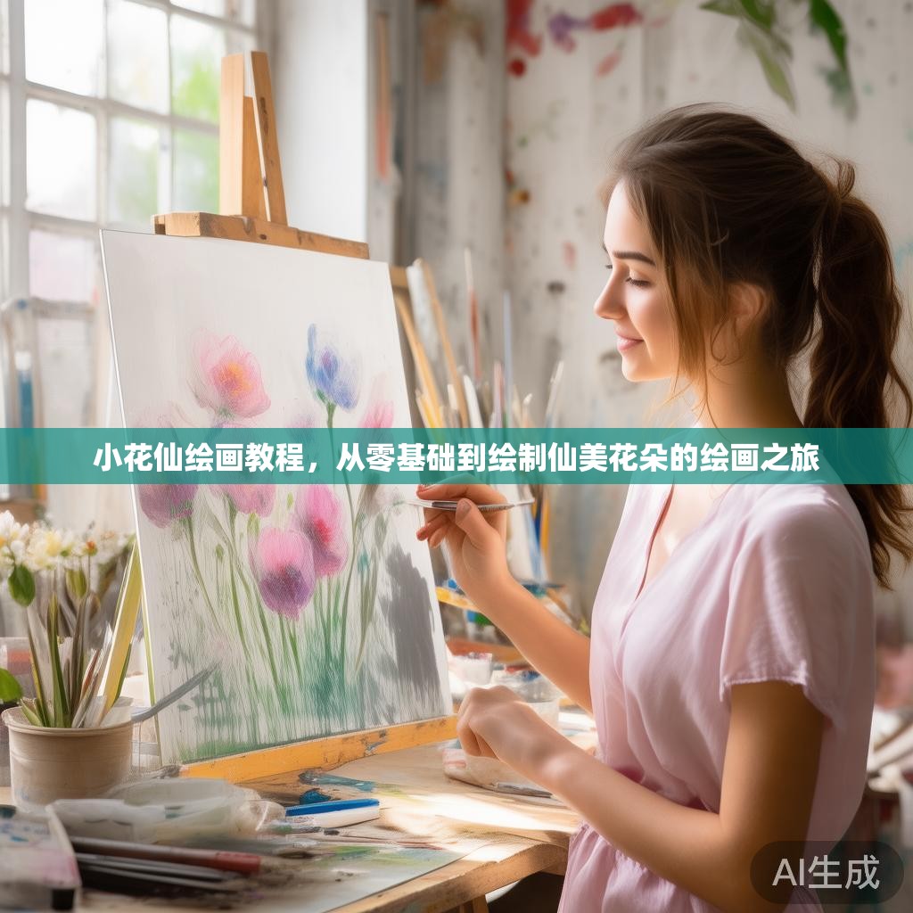 小花仙绘画教程，从零基础到绘制仙美花朵的绘画之旅