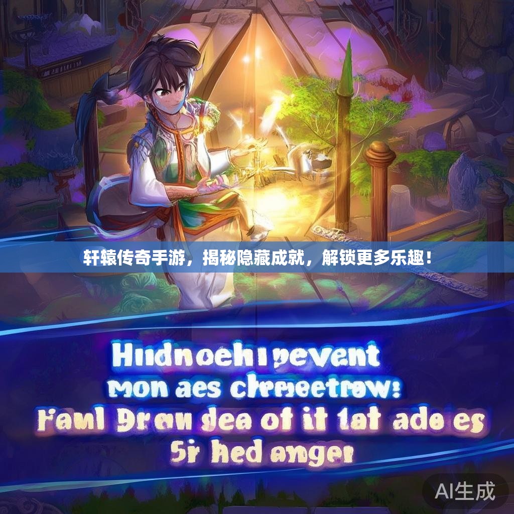 轩辕传奇手游，揭秘隐藏成就，解锁更多乐趣！