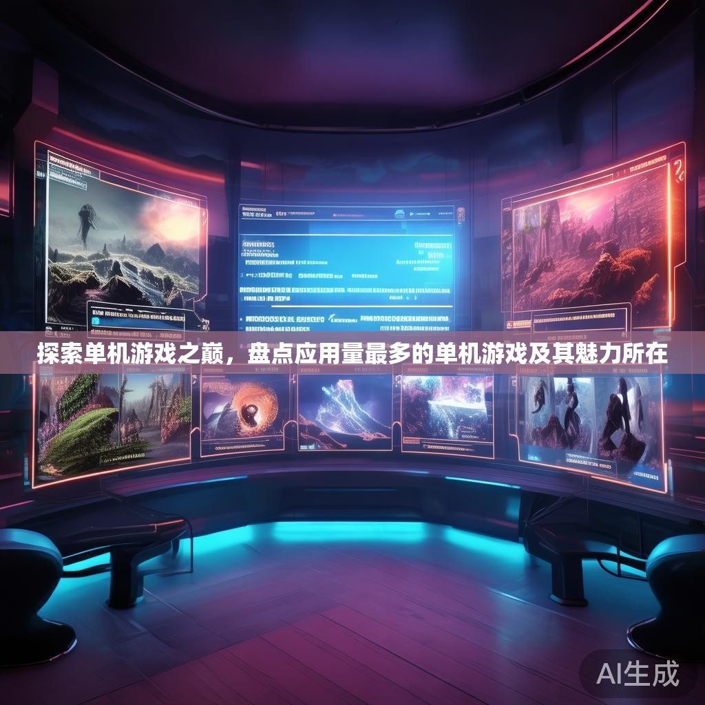 探索单机游戏之巅，盘点应用量最多的单机游戏及其魅力所在