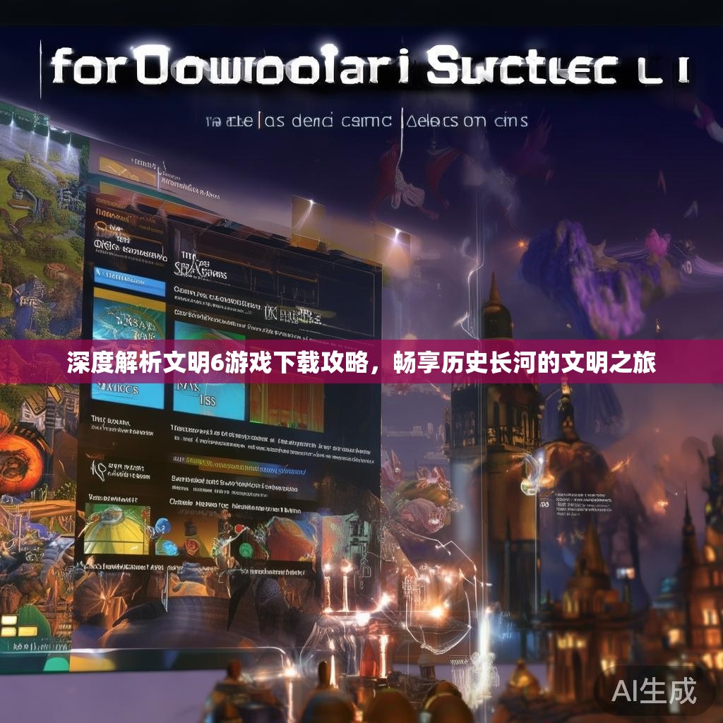 深度解析文明6游戏下载攻略，畅享历史长河的文明之旅