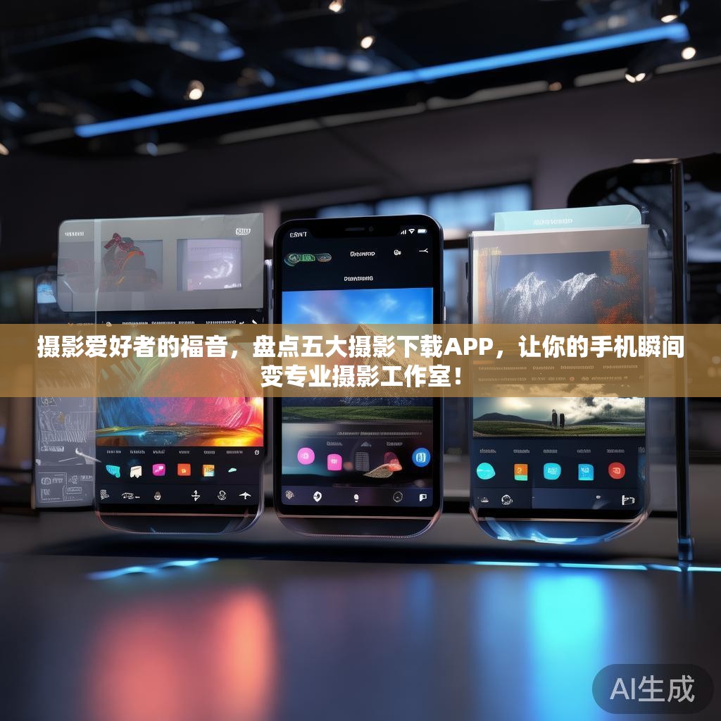 摄影爱好者的福音，盘点五大摄影下载APP，让你的手机瞬间变专业摄影工作室！