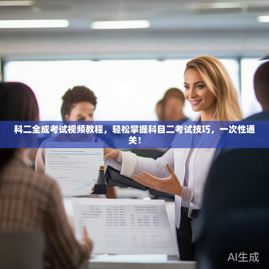科二全成考试视频教程，轻松掌握科目二考试技巧，一次性通关！