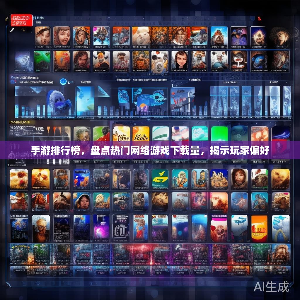 手游排行榜，盘点热门网络游戏下载量，揭示玩家偏好
