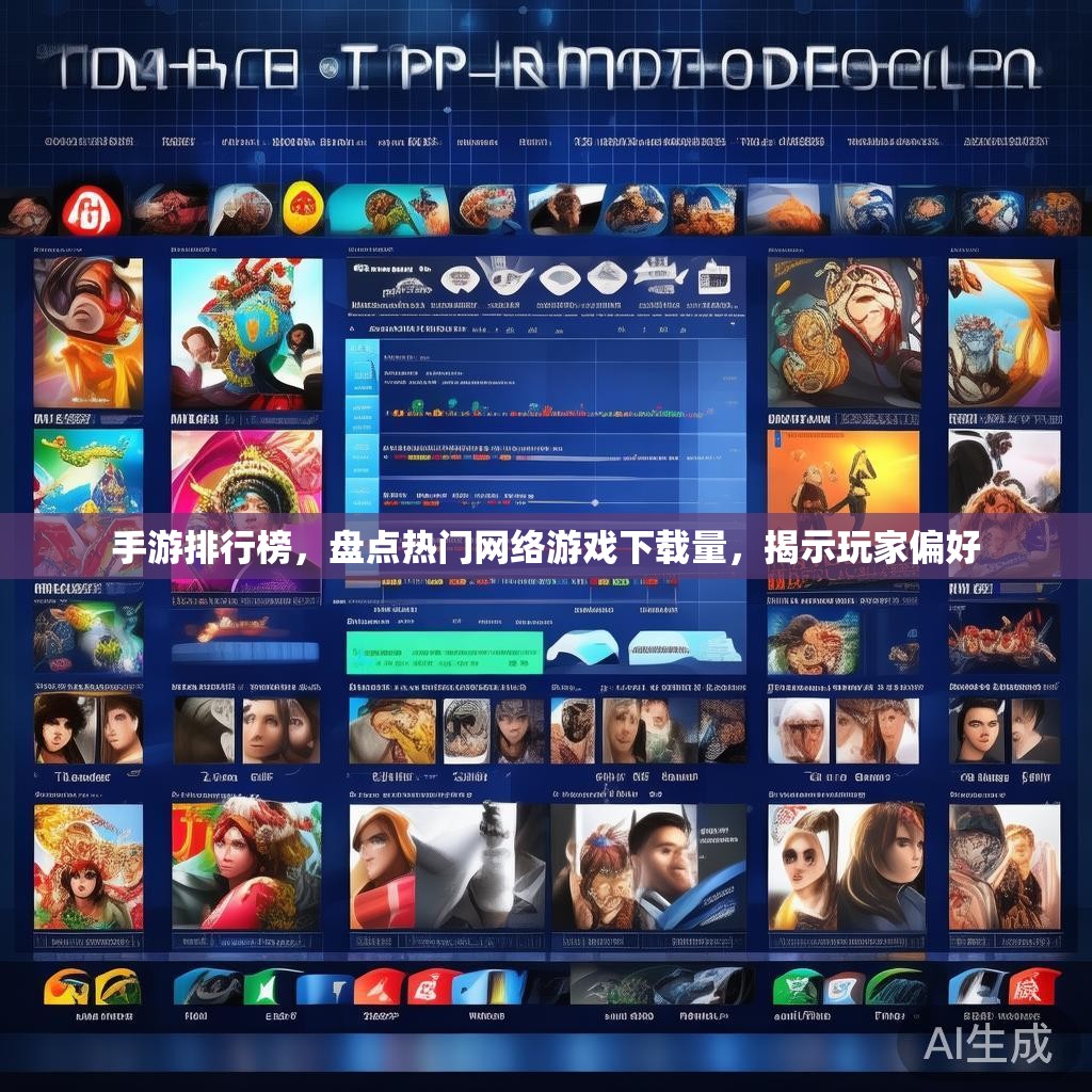 手游排行榜，盘点热门网络游戏下载量，揭示玩家偏好