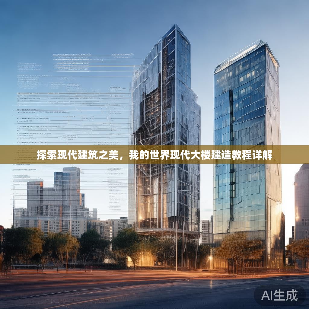 探索现代建筑之美，我的世界现代大楼建造教程详解