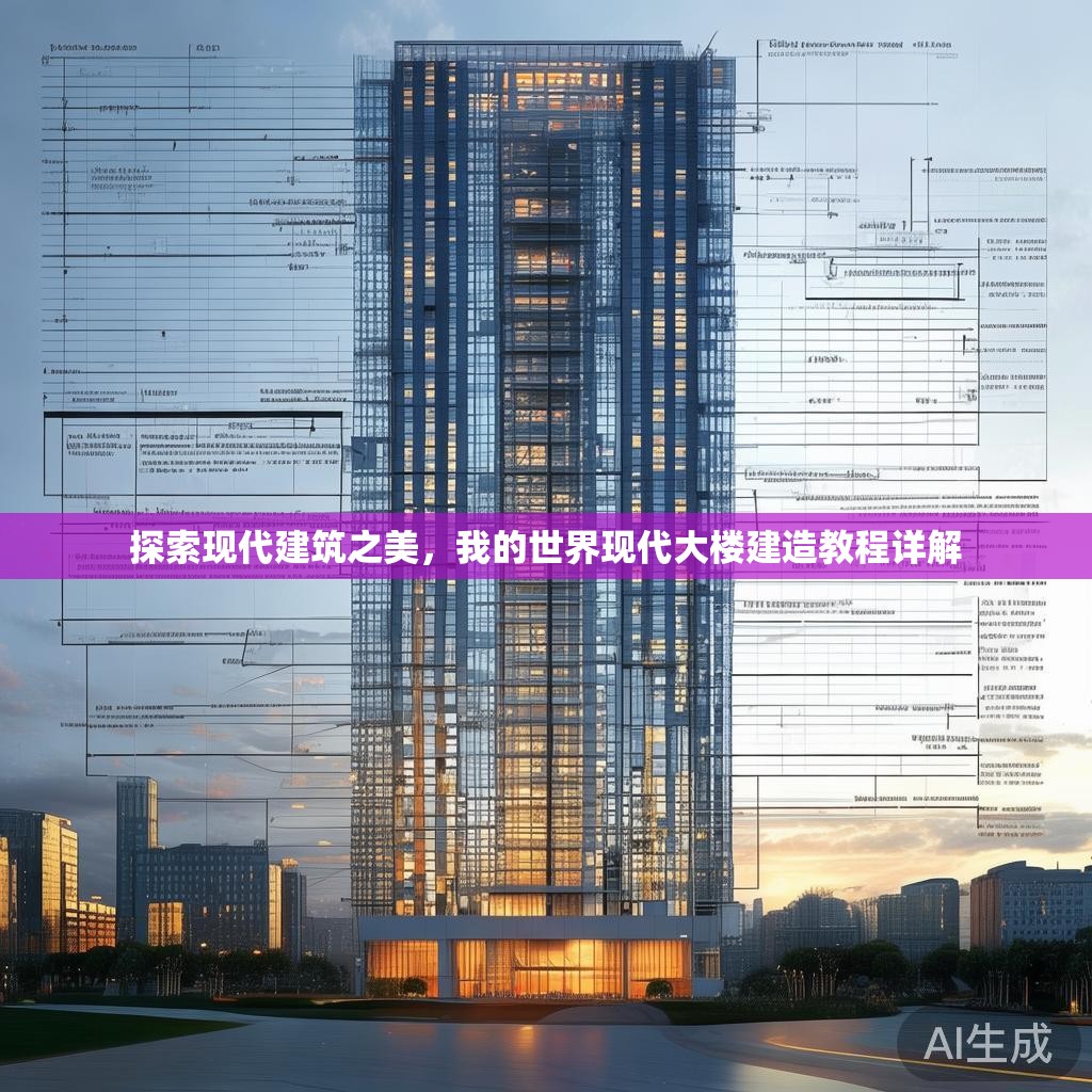 探索现代建筑之美，我的世界现代大楼建造教程详解