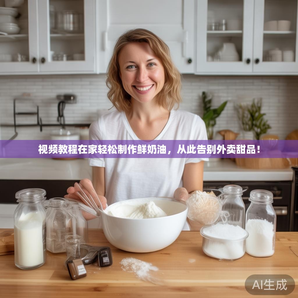 视频教程在家轻松制作鲜奶油，从此告别外卖甜品！