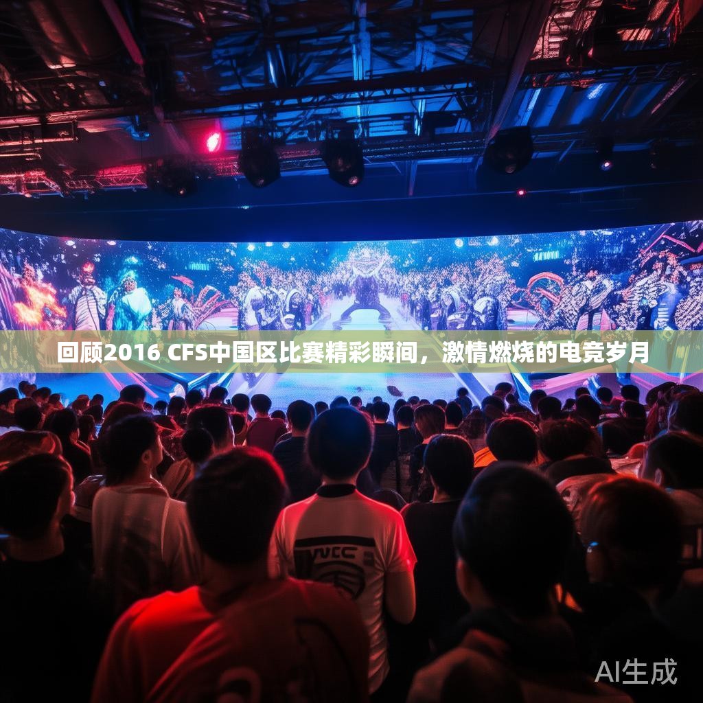 回顾2016 CFS中国区比赛精彩瞬间，激情燃烧的电竞岁月
