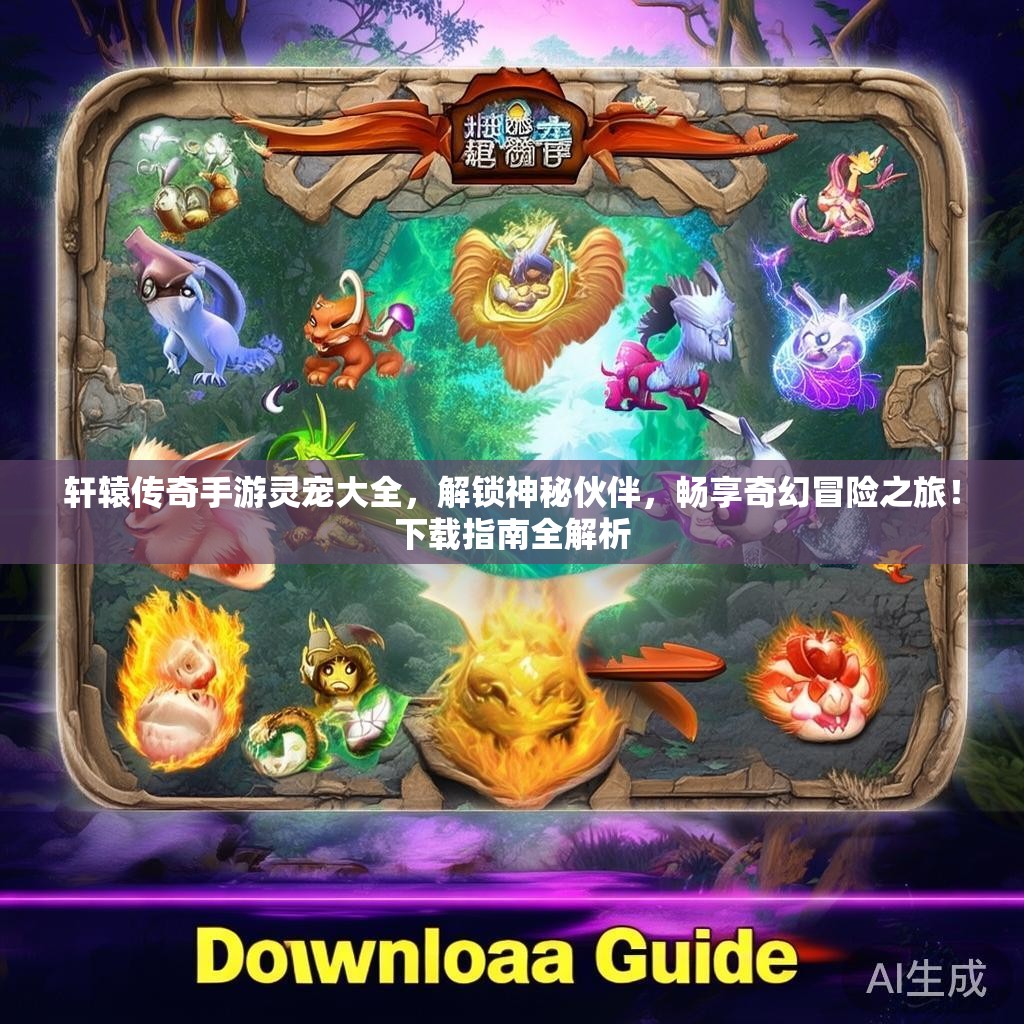 轩辕传奇手游灵宠大全，解锁神秘伙伴，畅享奇幻冒险之旅！下载指南全解析