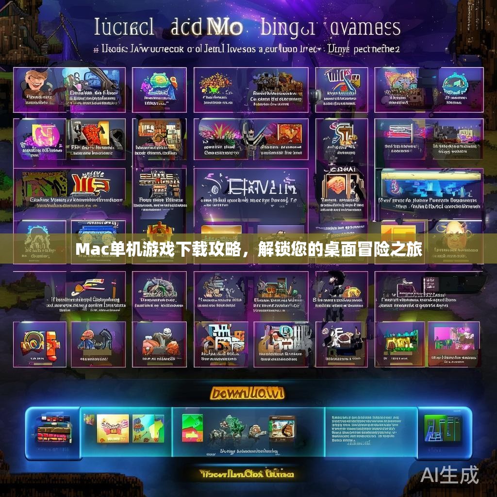Mac单机游戏下载攻略，解锁您的桌面冒险之旅