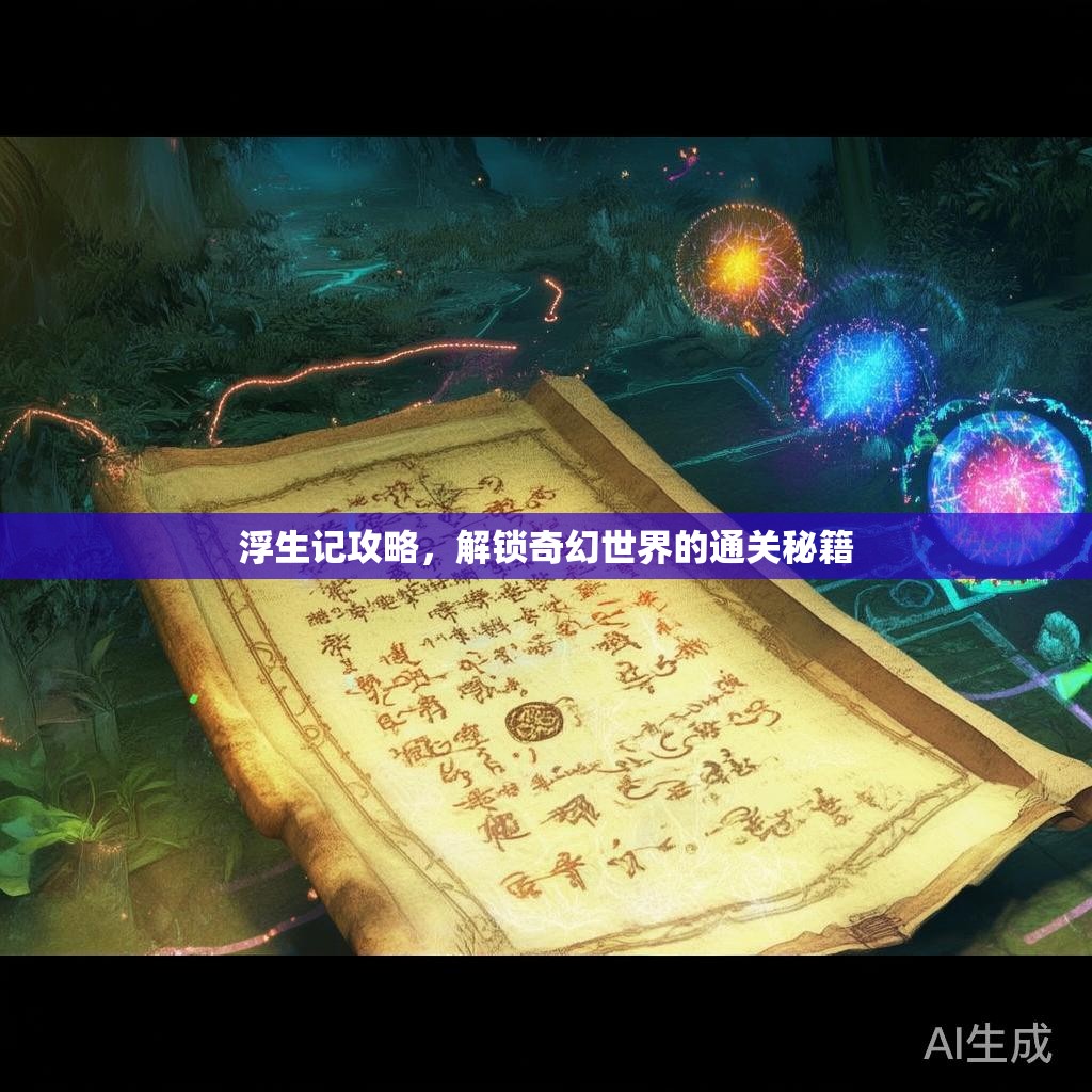 浮生记攻略,解锁奇幻世界的通关秘籍 浮生记攻略,解锁奇幻世界的通关秘籍