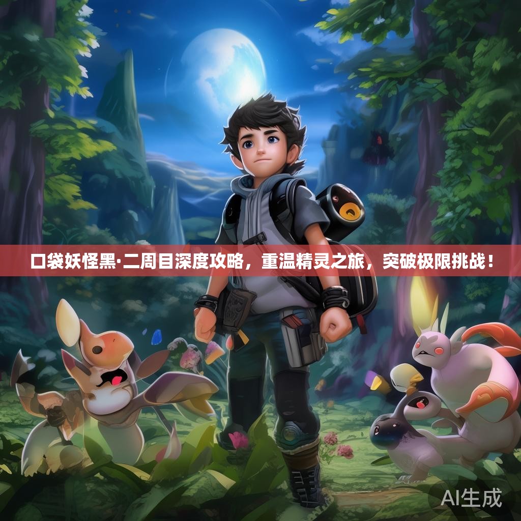 口袋妖怪黑·二周目深度攻略，重温精灵之旅，突破极限挑战！