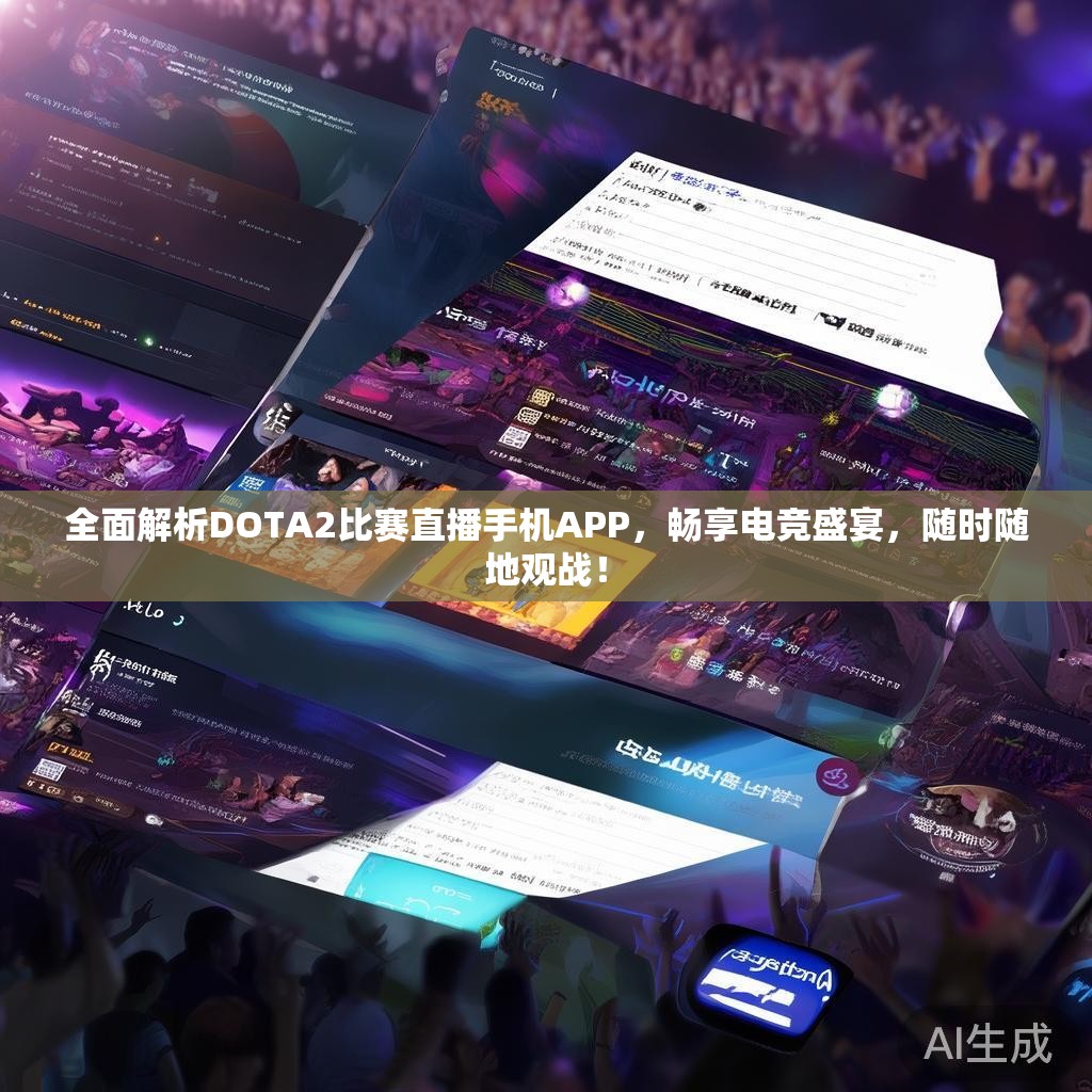 全面解析DOTA2比赛直播手机APP，畅享电竞盛宴，随时随地观战！