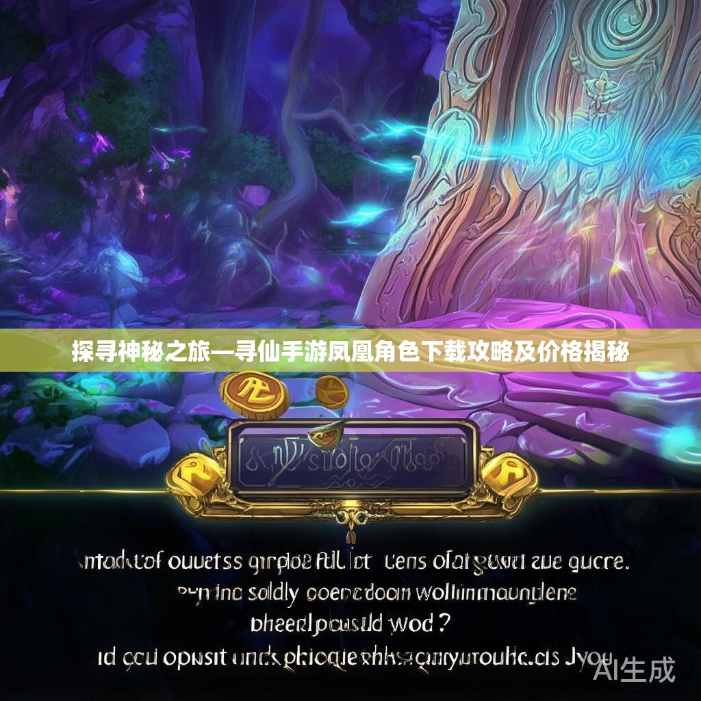 探寻神秘之旅—寻仙手游凤凰角色下载攻略及价格揭秘