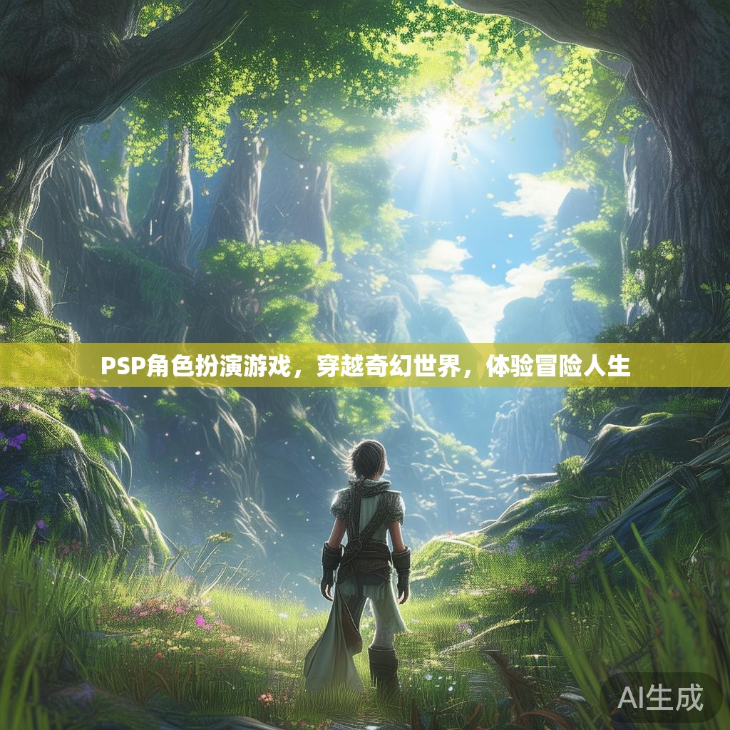 PSP角色扮演游戏，穿越奇幻世界，体验冒险人生