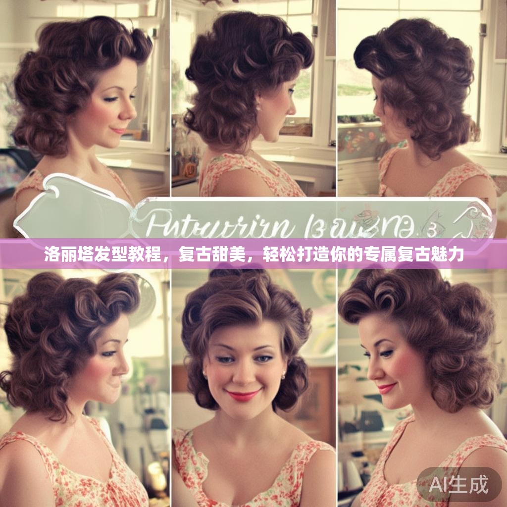洛丽塔发型教程，复古甜美，轻松打造你的专属复古魅力